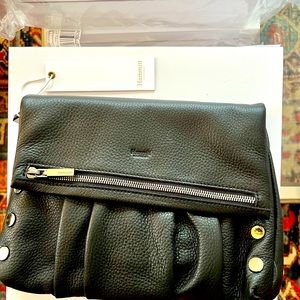 Hammitt Convertible Pleated Leather Bag Black NWT and NIB- VIP Medium